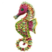 Seahorse Pin - Multicolor - 0.825 x 1.625 in.