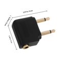 thumbnail image 2 of unbranded 4Ud Adaptador De Auriculares Para Vuelo Con Materiales Resistentes PVC Y Ldpe Para, 2 of 6