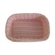 thumbnail image 1 of Canasta de estantería tejida a mano Organización de ropa llave de almacenamiento Cesta de almacenamiento Basina de almacenamiento de almacenamiento de Rosa, 1 of 8