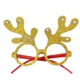 thumbnail image 1 of Decoraciones navideñas, juguetes para niños y adultos, gafas de asta de muñeco de nieve de Papá Noel, gafas decoradas de Navidad para vacaciones, 1 of 4