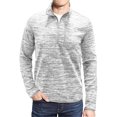 thumbnail image 1 of Txlixc Pullover de hombre, chaqueta de manga larga con cuello de color de contraste, cremallera Txlixc  moda, 1 of 6