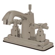Elements of Design Tampa Centerset Bathroom Faucet with Double Cross Handles