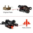 thumbnail image 4 of Shimano MT200 MTB Hydraulic Disc Brakes Set, Hydraulic Brake Separate Levers Left Front 800mm Right Rear 1550mm with Aluminum Alloy Calipers Fit Mountain Bike/E-Bikes/Fat Bike, 4 of 6