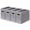 Gray, variant on File Folders Organizer, Storage Box, Collapsible Paper Organizer with Metal Handle, Smooth PVC Rails
