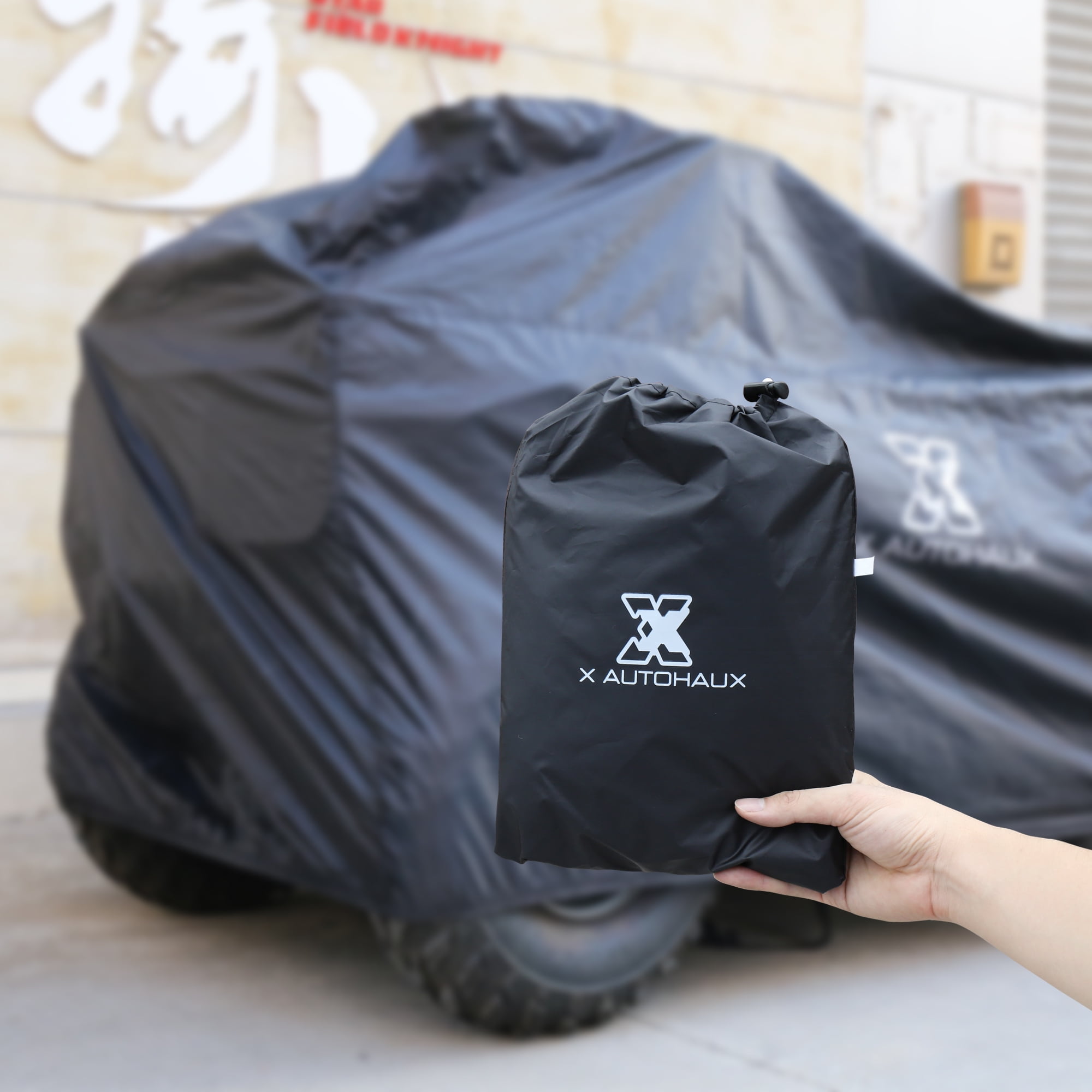 XL Size Quad ATV Cover Waterproof Rain Snow Sun Resistant Black