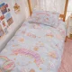 thumbnail image 2 of Sanrio Cinnamoroll Kuromi My melody ropa de cama para estudiantes, juego de cuatro piezas de dibujos animados, Sábana de cama para dormitorio para niñas, funda de edredón, juego de tres piezas, 2 of 5