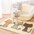 thumbnail image 4 of Cat Litter Mat Cat Litter Mat Cat Litter Box Cat Litter Box Anti-cat Cage Mat Cat Foot Mat 40 * 60cm, 4 of 5