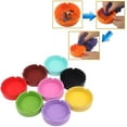 thumbnail image 5 of 1 Pack d'Accessoires de Fumée en Silicone Circulaire Résistant aux Hautes Températures (Jaune), 5 of 5