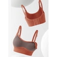 thumbnail image 6 of Women's Color Block Nursing Bra, Wirefree Adjustable Strap Breastfeeding Bra, Pregnancy Supportive Soft Bra, 6 of 6