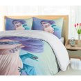 thumbnail image 4 of Ambesonne Winter Duvet Cover Sets, Fantasy Snow Queen, 2-King, Violet Blue Pale Green, 4 of 5