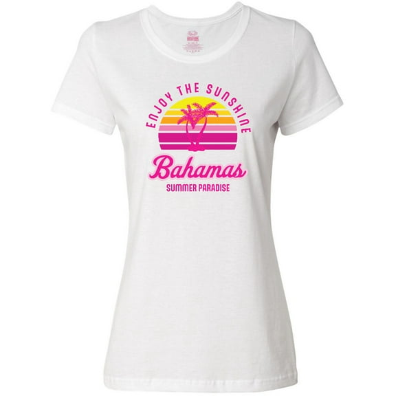 Inktastic Enjoy the Sunshine Bahamas Summer Paradise Women's T-Shirt