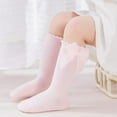 thumbnail image 2 of Dalrosia Baby Girls Knee High Socks Cotton Uniform Socks Tube Ruffled Stockings Newborn Infant Toddler, 2 of 5