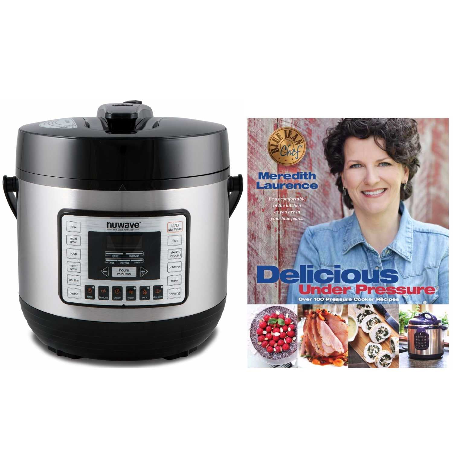 Nuwave Nutri Pot Pressure Cooker 6 Qt With Delicious Under