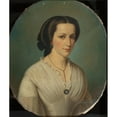 thumbnail image 2 of Augusto Tominz 20x23 Black Ornate Framed Double Matted Museum Art Print Titled: Caroline Von Stalitz, Born Petke (1856), 2 of 5