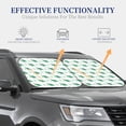 thumbnail image 3 of Goofa Turtle Pattern 2 Piece Car Windshield Sun Shade Foldable | Front Windshield Shade for Sun, Heat and UV Rays | Sunshade for Car Front Window-Large, 3 of 7