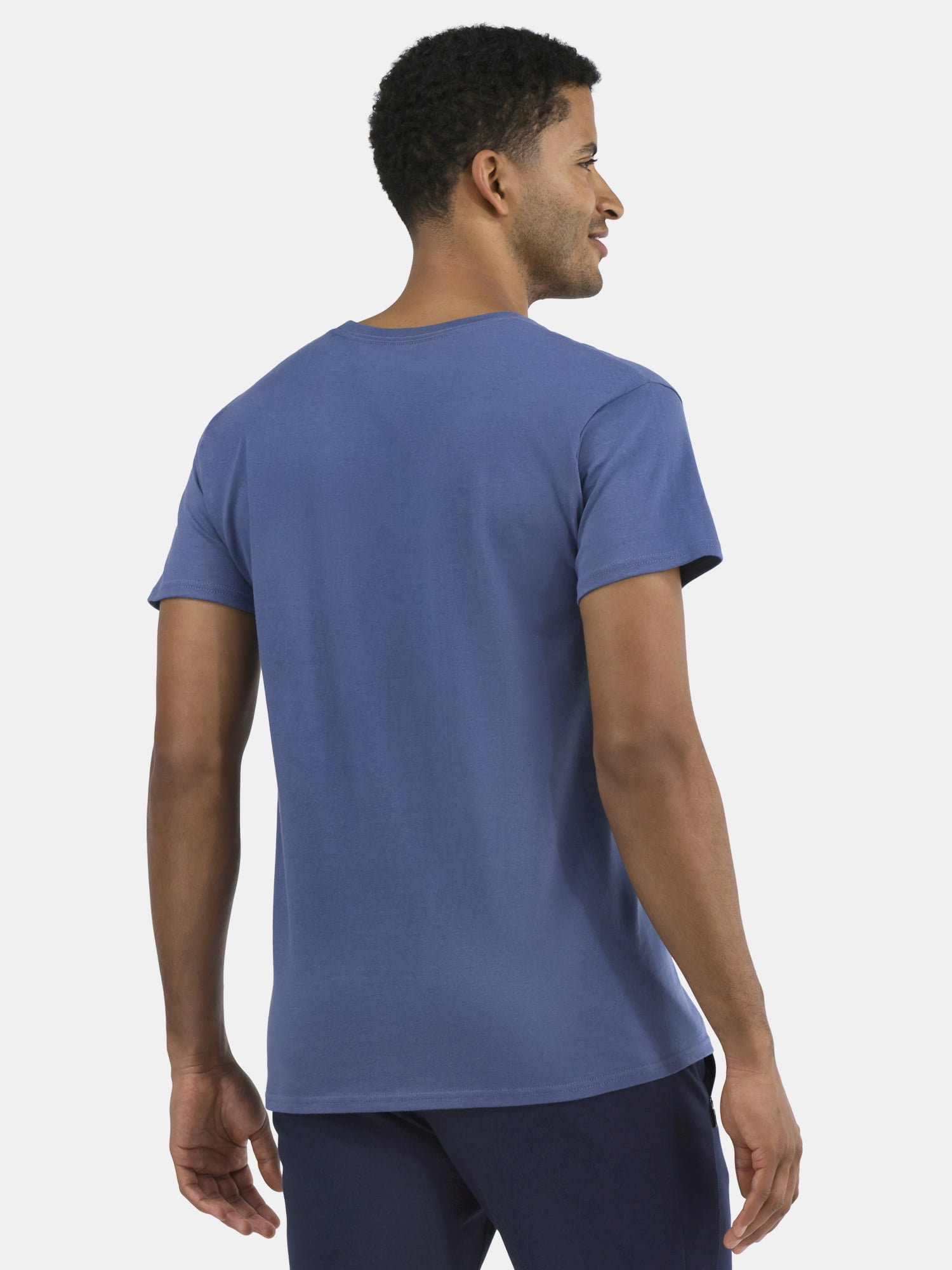 Athletic Works Men's and Big Men's Cotton Pocket Tee, Sizes XS-5XL and Tall Sizes