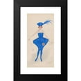 thumbnail image 2 of Will R. Barnes 14x24 Black Modern Framed Museum Art Print Titled - Girl in Blue (1922), 2 of 5