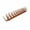 Brick Red, variant on Bird B Gone BBG2000-7-GRY Light Grey Plastic Bird Spike - 50 ft. x 7 in.