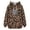 Brown384 (CUSTG), variant on CUSTG Women's Leopard Hoodie With Pet Pouch, Flannel Fuzzy Pullover Hooded Sweatshirt For Small Dogs And Cats