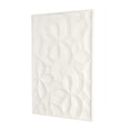 thumbnail image 6 of DecMode White Metal Dimensional Abstract Wall Decor, 6 of 10