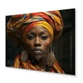 thumbnail image 2 of Designart "Afro-American Craft Echoes" African American Metal Art Print, 2 of 5