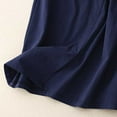 thumbnail image 5 of ShomPort Linen Skirt for Women Summer Vintage Elastic High Waist Buttons Mid-Length Skirts with Pockets, 5 of 7