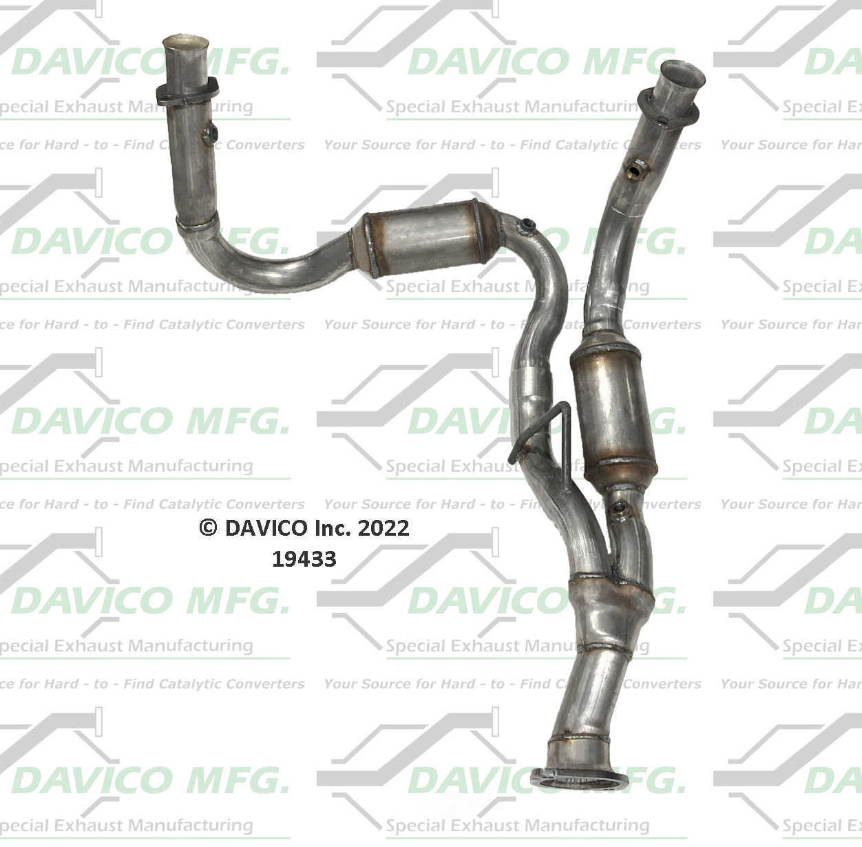 Davico Mfg 19433 Direct-Fit Catalytic Converter