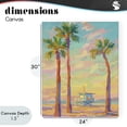 thumbnail image 4 of Stupell Industries Coastal Beachside Palms Abstraction Canvas Art, 24 x 30, by Amelia Noyes, 4 of 8