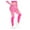Hot Pink, variant on No Boundaries Leggings Solid High Waist Casual Ankle Slim-Leg Leggings