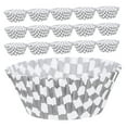 thumbnail image 4 of Hemoton 200 Pcs Checkered Cupcake Liners Wrappers Cake Baking Cups for Muffins and Desserts, 4 of 8