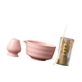 thumbnail image 4 of Juego de té matcha japonés, cuenco de regalo, herramientas con boquilla, soporte para batidor, cuenco tradicional de matcha para salón de té, comedor Rosa, 4 of 8