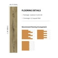 Decotalk Peel and Stick Vinyl Flooring Wood Floor Tiles Natural Wood Flooring Self Adhesive 3