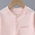 thumbnail image 5 of CAUYDY Baby Girl Gift Newborn Sleepers Preemie Clothing Fall Winter Long Sleeve Romper Infant Girls Pajamas Toddler One-Pieces 0 3 6 9 Months 1T 2T Sizes 2-4 Months,Pink, 5 of 6