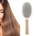 thumbnail image 3 of Detangling Hair Brush, Graceful Lines Relieve Fatigue Prevent Hair Loss Rounded Corner Hair&nbsp;Brush For Thin Hair For Women, 3 of 8