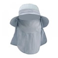 thumbnail image 2 of Chapeau de Soleil pour Hommes Protection UV Été SPF Chapeau de Pêche pour Pêche Randonnée Jardin Safari Plage, 2 of 5