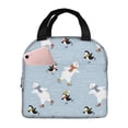 thumbnail image 1 of Easygdp Skiing penguin Bear Bolsa Térmica Premium - Tela Oxford Impermeable, Gran Capacidad, Bolsillo Frontal, Unisex para Trabajo, Escuela, Actividades al Aire Libre y Picnics, 1 of 8