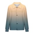 thumbnail image 5 of Mceream Women's Ribbed Knit Shacket Button Down Gradient Jackets Long Sleeve Sweater Shirts Fall Winter Trendy Cardigans Plus Size Winter Warm Outwear Chaqueta De Invierno Para Mujer Beige XXL, 5 of 5