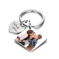thumbnail image 7 of Double-sided Custom Keychain, Personalized Custom Photo/Date/Name/Word Keychain, Unique Gifts for Birthday, Christmas, and Weddings., 7 of 7