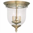 thumbnail image 2 of Livex Lighting 5024-01 Ceiling Mount - Antique Brass, 2 of 3