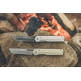 thumbnail image 3 of Gerber Gear Ayako Silver, Folding Pocket Knife, EDC, Black Oxide Tanto Blade, 3 of 6