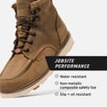 thumbnail image 3 of Botas de trabajo BRUNT Marin, sin forro, punta comp, talla 5.5, color marrón para hombre, 3 of 6
