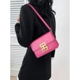 thumbnail image 3 of 2024 New Trendy Single Shoulder Bag For Women, Vintage Style, Creative Lock Buckle, Crossbody Bag, 3 of 5