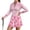 Pink Heart, variant on FOR U DESIGNS Grey Leopard Print Women's Tennis Golf Dress with Shorts Long Sleeve Athletic Dresses for Women Breathable Tennis Dress for Gym