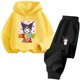 thumbnail image 3 of Sudaderas divertidas de Harajuku, sudaderas con capucha Y2k de los 90, sudadera con capucha Kuromi, sudadera Kuromi, ropa, tops, conjunto de sudadera con capucha, ropa kawaii para niñas, 3 of 5