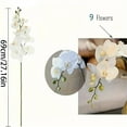 thumbnail image 2 of 27.16" Artificial Flowers for Home Decor Party Wedding Decor Real Touch Artificial Orchid Stems Faux Flowers Arrangement, 2 of 3