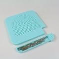 thumbnail image 2 of SHISUYAN Quilling Knitting Board Quilling Tool Quilling Grid Board Husking Board with Storage Box for Paper Crafting Winder Roll Square ( Blue ), 2 of 5