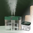 thumbnail image 2 of Xuewenshw USB Remote Control Humidifier Double Spray Large Fog Volume 5 Liters Home Desk Air Humidifier Water Bottle Humidifiers Warm Mist, 2 of 6