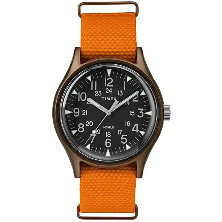 Timex TIMEX Orange Fabric WatchTW2T10200