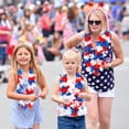 thumbnail image 5 of Topboutique 24 Pcs Red White and Blue Flower Leis Patriotic Leis 4th of July Decorations Garlands Hawaiian Luau Flower Necklaces Bulk for Memorial Day, Independence Day Decorations Party Favors, 5 of 7