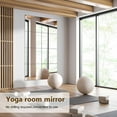 thumbnail image 4 of XIBUFE Mirror Wall Full Length,12X12 Inch Unbreakable Mirror Tiles for Bedroom Home Gym Door,Acrylic Squares Mirror Full Body Shatterproof Mirror Stickers for Walls,Mirror Sheets (4pcs), 4 of 7